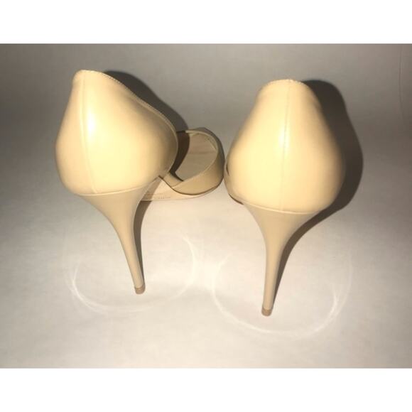 Jimmy Choo Love 85 Nude Leather Pointed-Toe Heels Size 41 IT (US ~10) - Picture 4 of 5